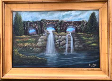Brighton Bridge, il on Canvas, 24h x 36 w in, $590